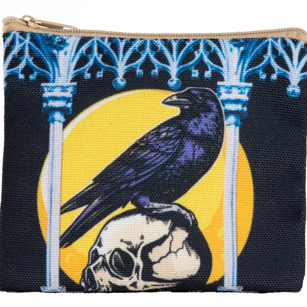 Raven & Skull Coin Purse